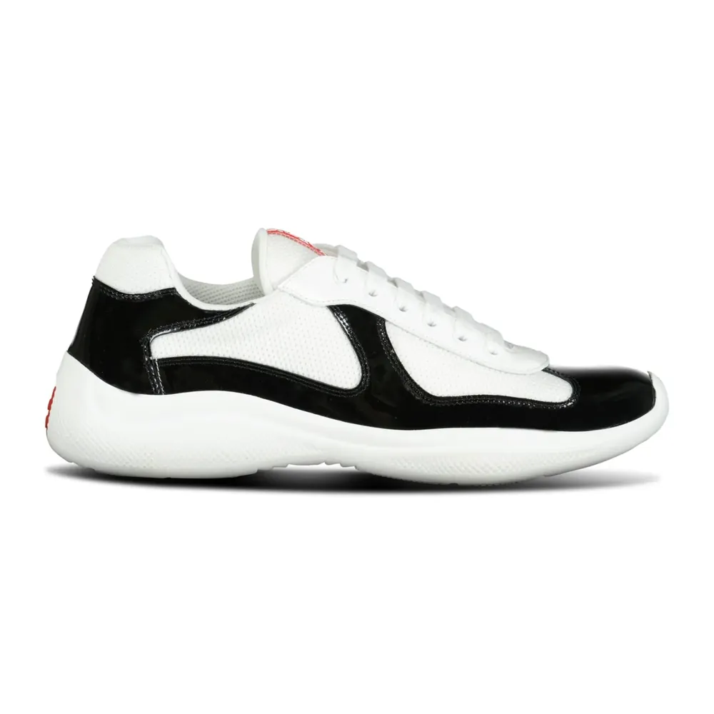 Prada Prada Americas Cup Sneakers — White & Black