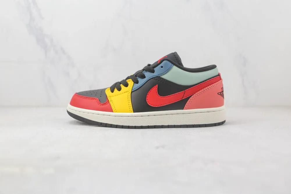 Jordan Nike Air Jordan 1 Low SE — Black Multi-Color