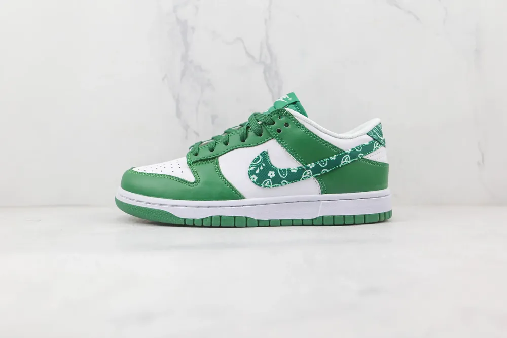 Nike NIKE SB Dunk Low ESS — Green Paisley