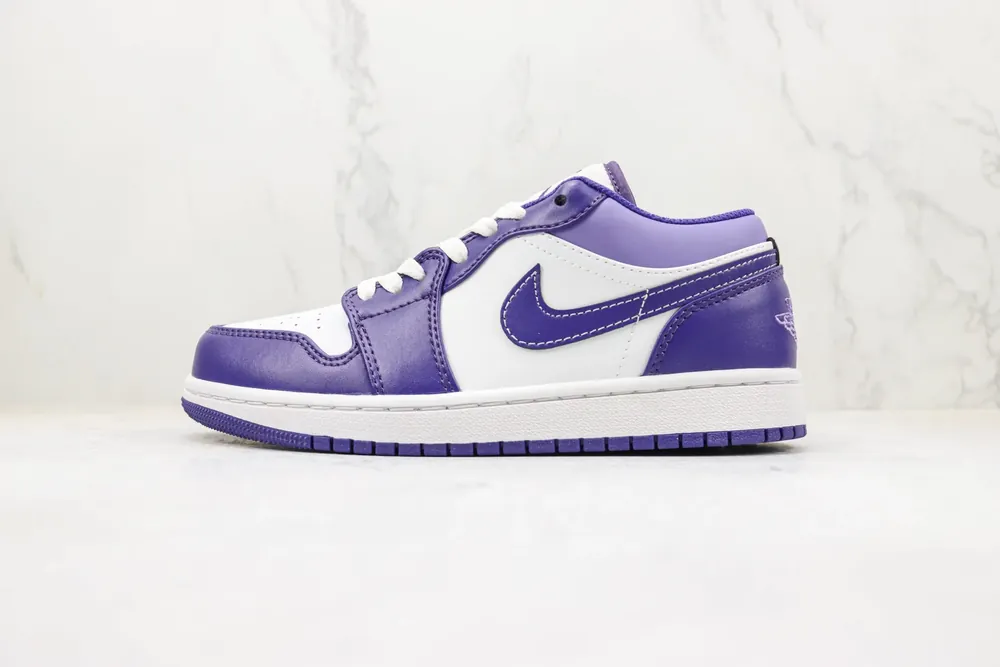 Jordan Nike Air Jordan 1 Low — Purple