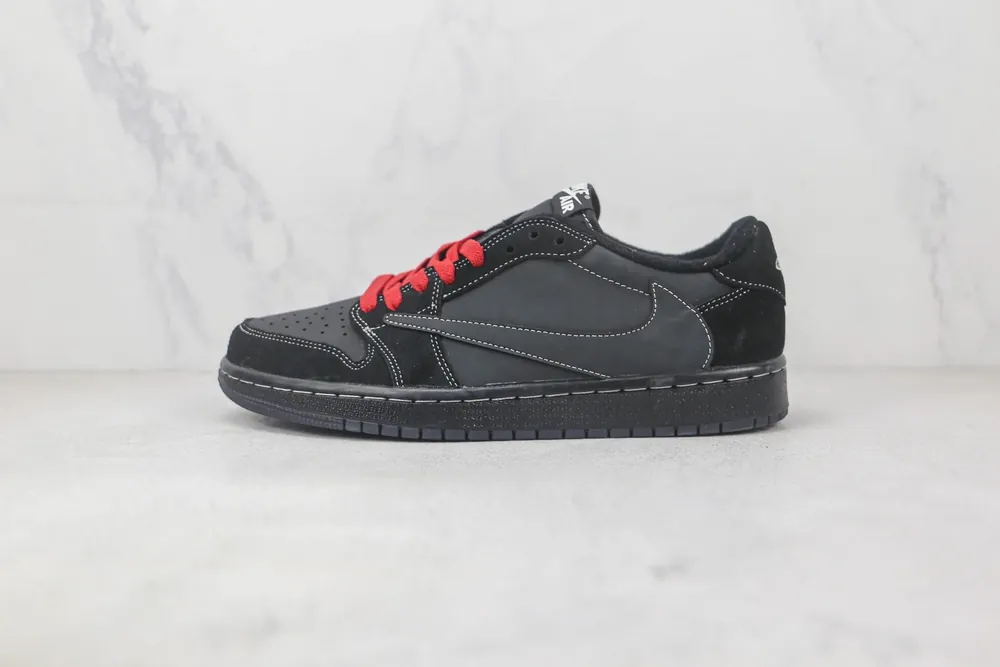 Jordan Travis Scott x Air Jordan 1 Low — Black Phantom