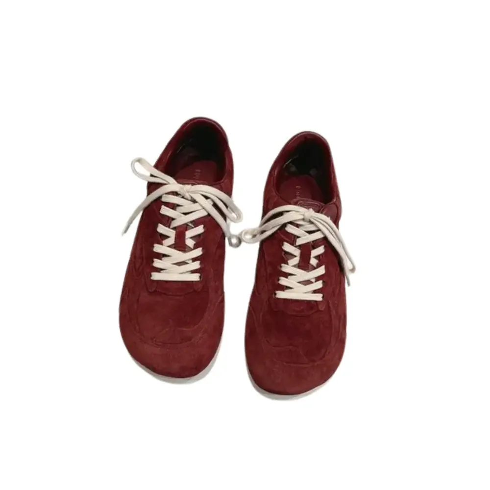 Bottega Veneta Bottega Veneta Orbit Flash Suede Sneakers Barolo —