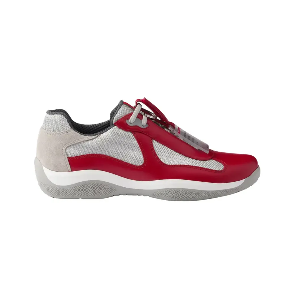 Prada Prada America s Cup Original Sneakers — Red