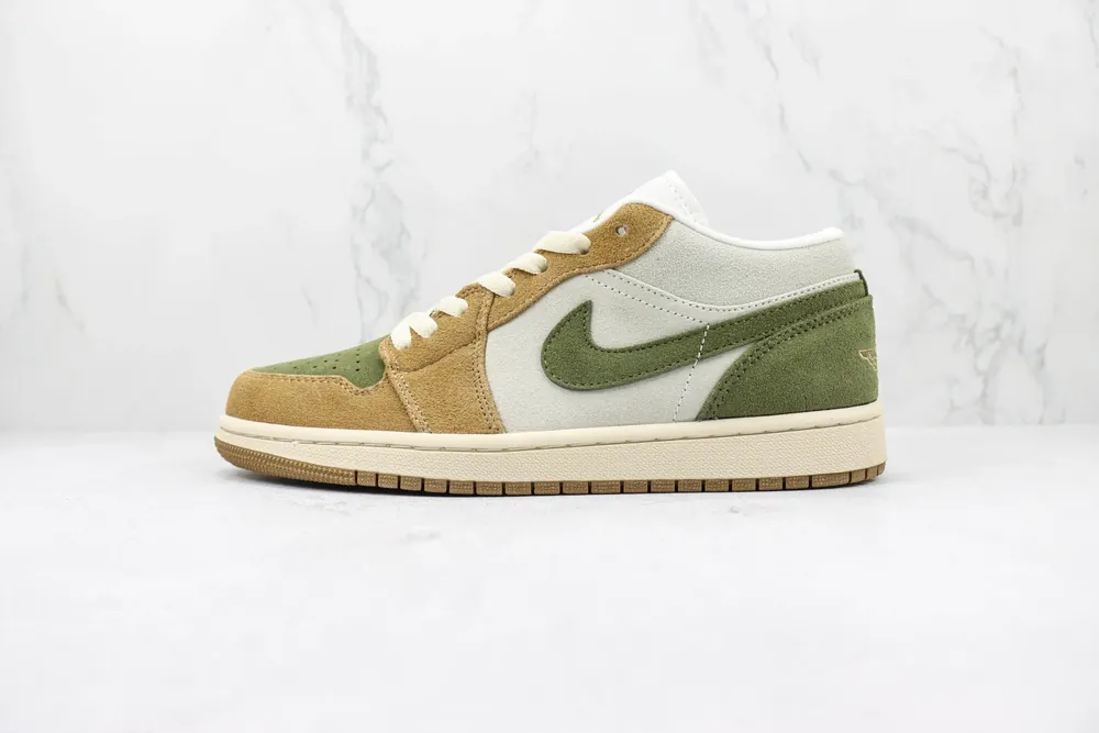 Jordan Fragment x Travis Scott x Air Jordan 1 Low — Green