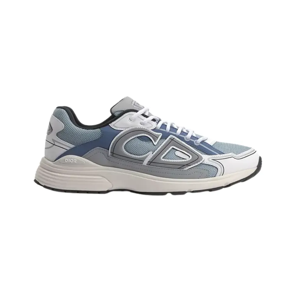 Dior B30 Countdown Sneaker Light — Blue Technical Mesh Blue