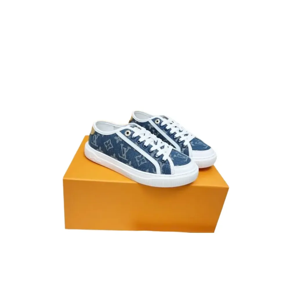 Louis Vuitton LV Lagoon Sneaker Monogram Canvas Denim — Blue