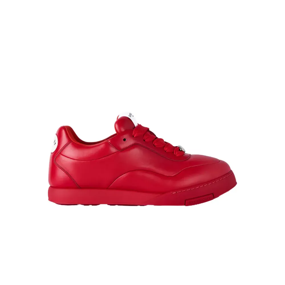 Givenchy Givenchy Puffy Yard Sneakers In Nappa Leather Vermillon —