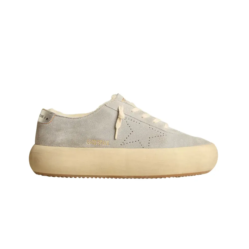 Golden Goose Golden Goose Space-Star Shoes — Gray Suede