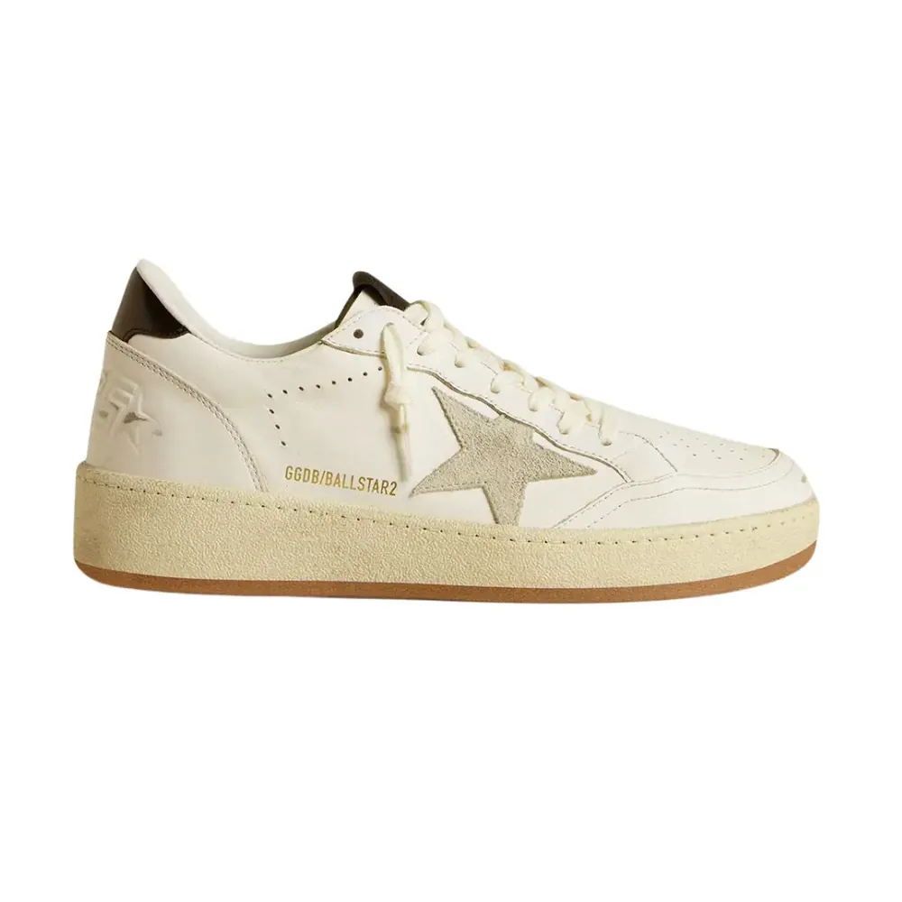 Golden Goose Golden Goose Ball Star Ice-Gray Suede Star — 
