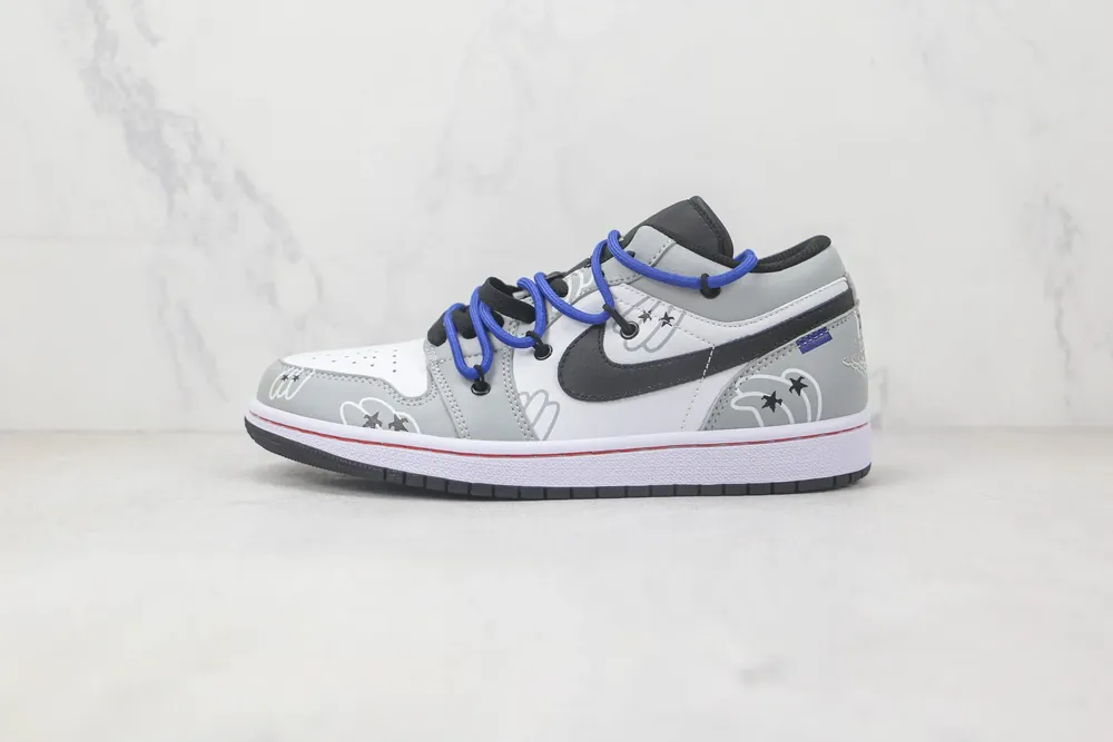 Jordan Nike Air Jordan 1 Low — Black Grey