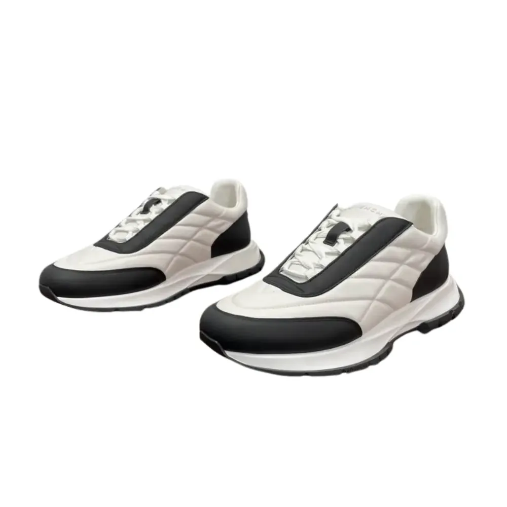 Givenchy Givenchy White — Black Technical Fabric Sneakers
