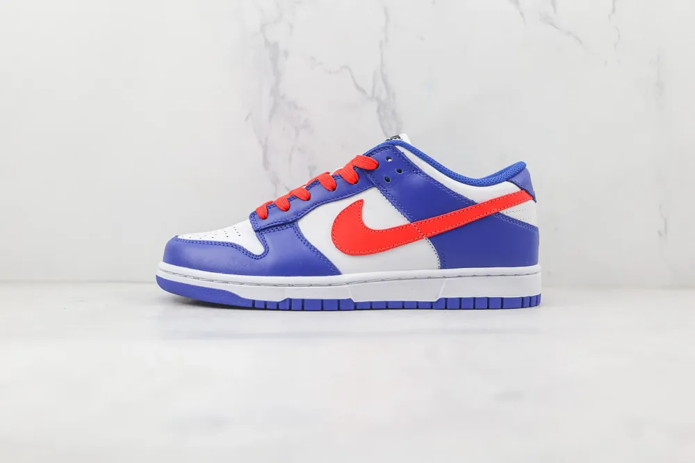 Nike NIKE SB Dunk Low — White and blue mandarin duck hook