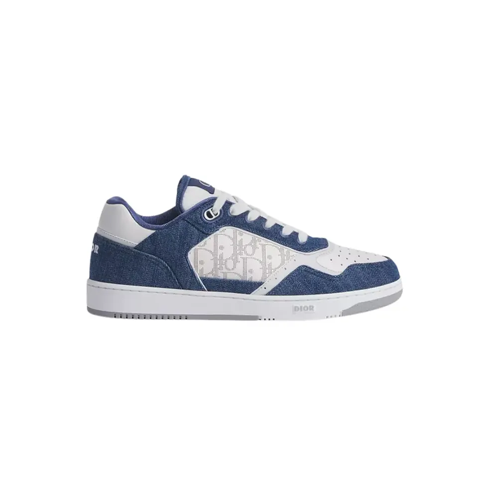 Dior B27 Uptown Low-Top Sneaker — White Smooth Calfskin
