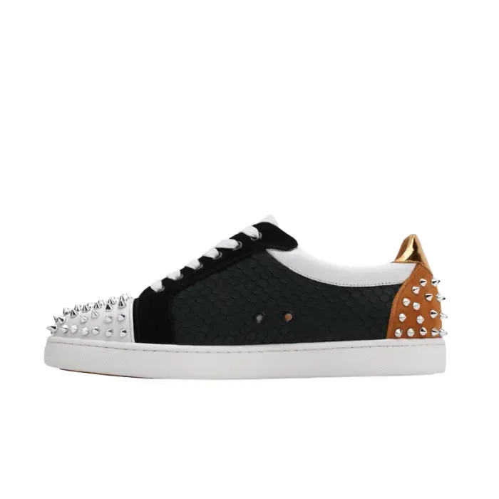 Christian Louboutin Seavaste 2 Spiked Leather Sneakers — 
