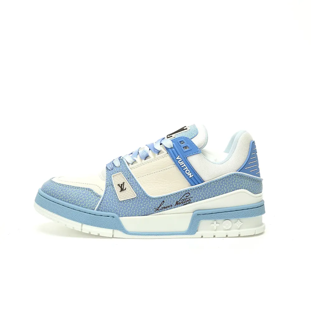 Louis Vuitton LV Trainer Sneaker — White Paste