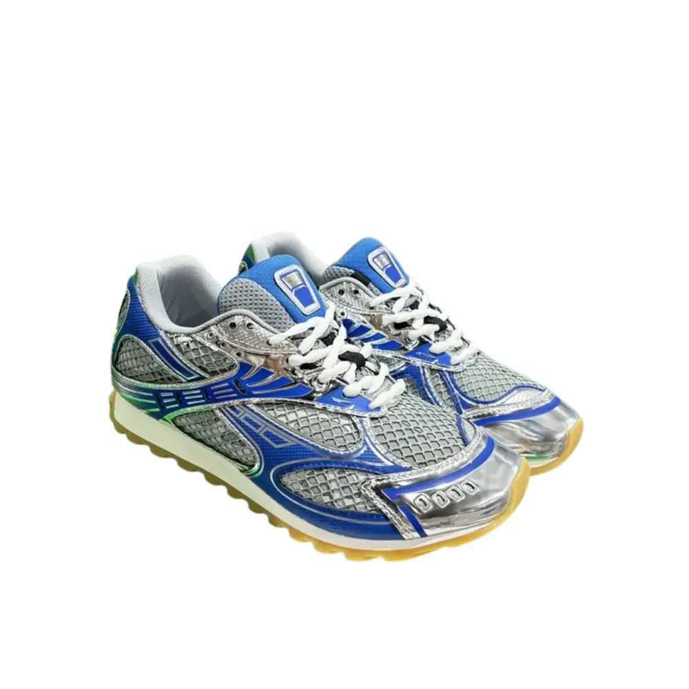 Bottega Veneta Bottega Veneta Orbit Sneakers — Metallic Blue