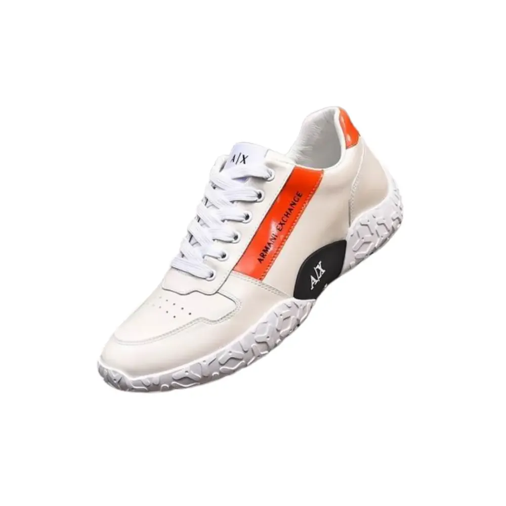 Armani Armani Exchange AX Trainers — White Sneakers