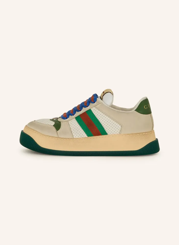 Gucci Screener G Low Top Sneaker — Beige