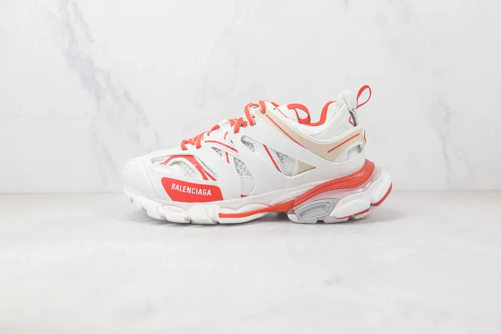 Balenciaga Balenciaga Track Sneakers — White Red
