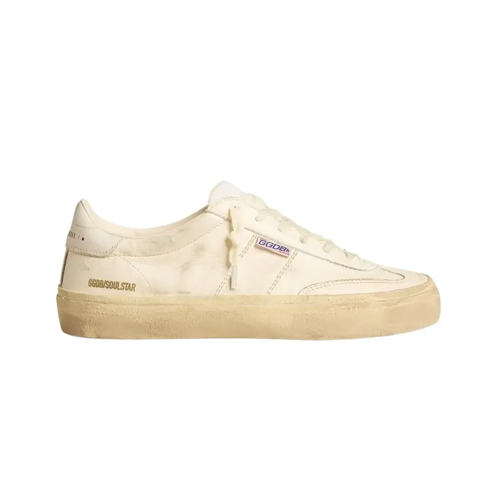 Golden Goose Golden Goose Soul Star — White Nappa Leather White Leather Star