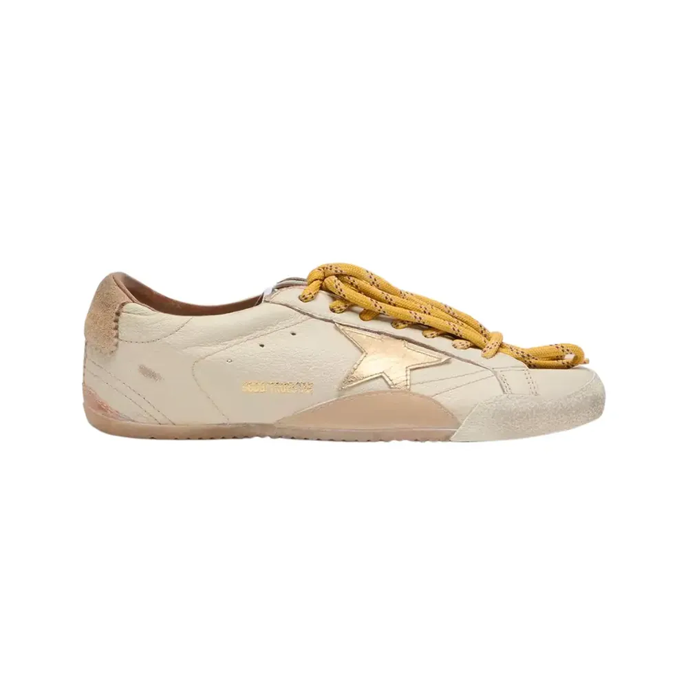 Golden Goose Golden Goose True-Star — White Nappa Leather