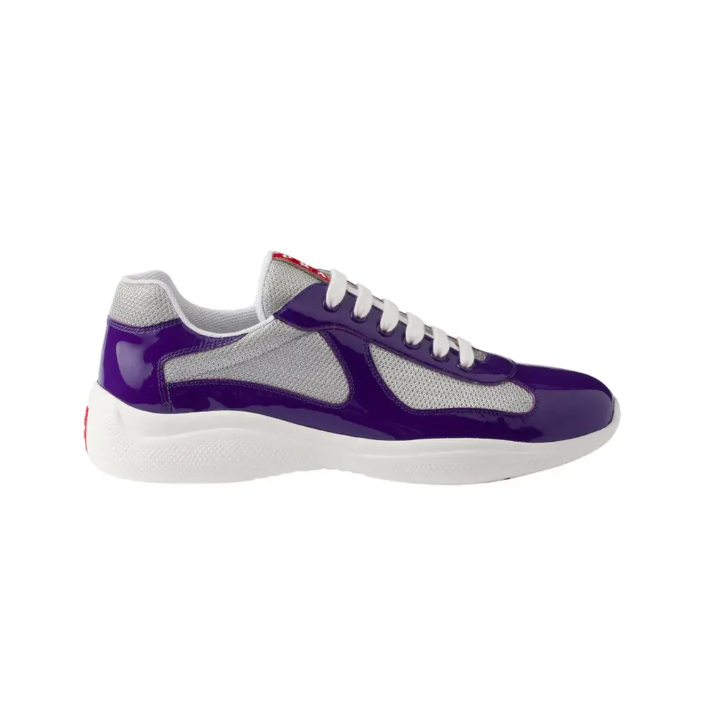 Prada Prada America s Cup Sneakers — Purple Silver