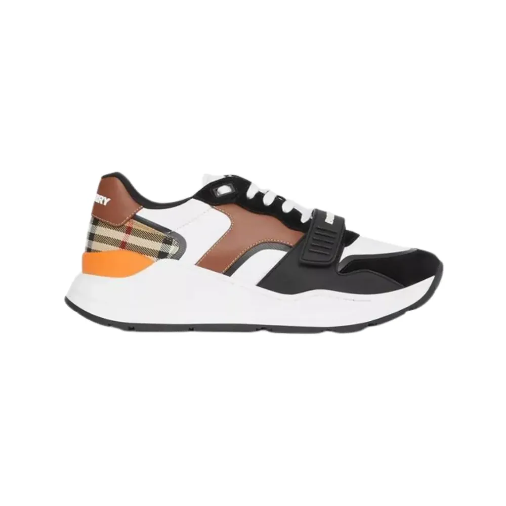 Burberry Burberry Ramsey Chunky Sneakers Iconic Check Pattern — 