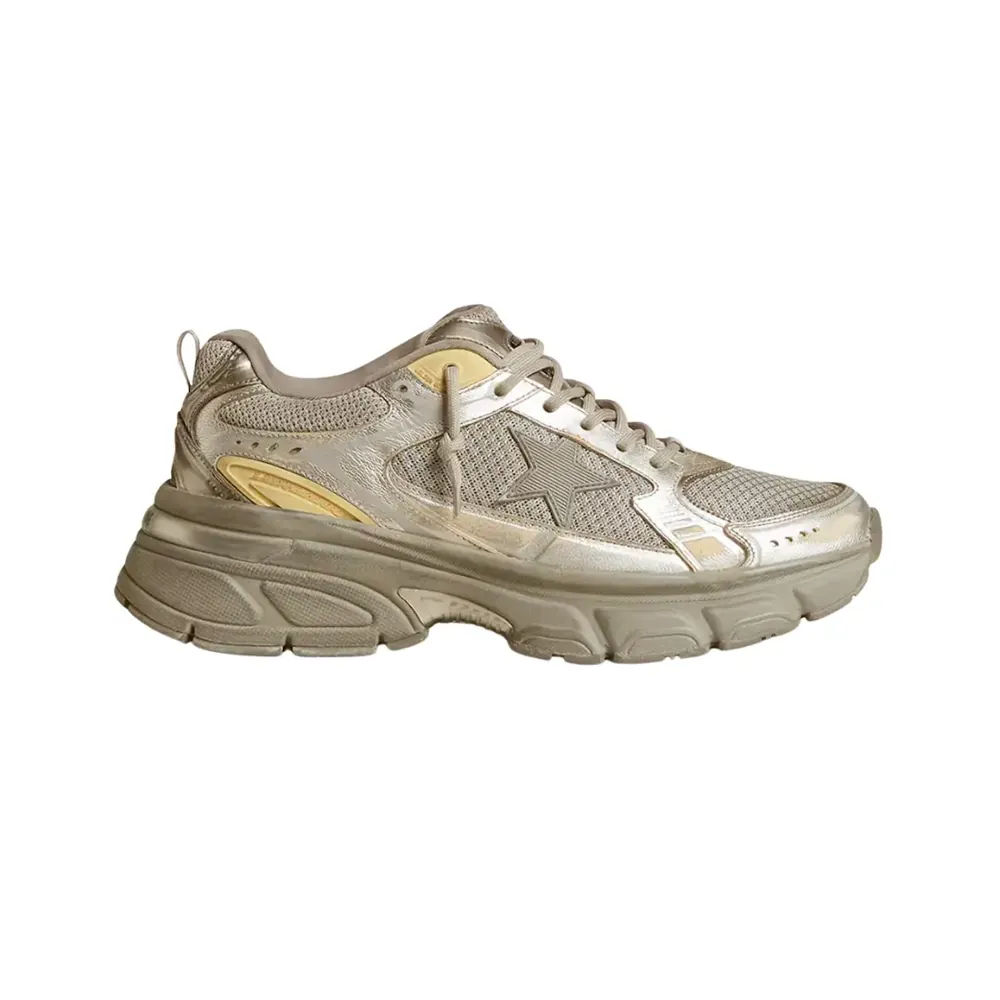 Golden Goose Golden Goose Lightstar — Metallic Leather