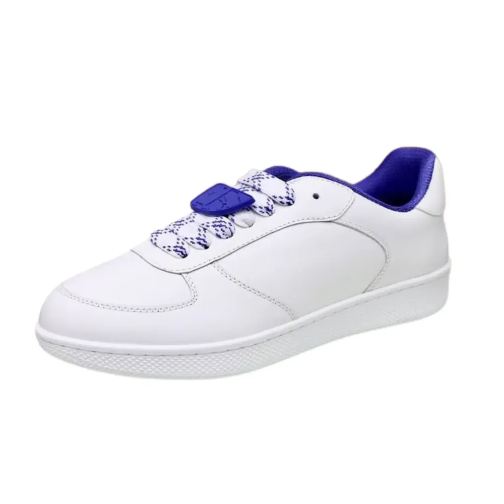 Burberry Burberry Terrace Low-Top Sneakers — Blue Inner Lining