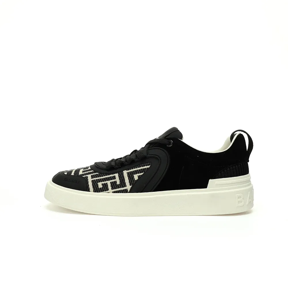 Balmain Balmain B-Court Flip Low Sneakers — Black