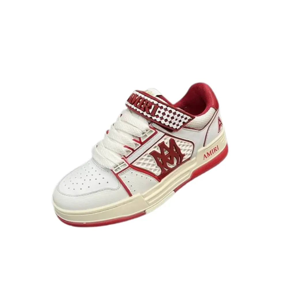 Amiri AMIRI MA Skyline Logo Sneakers — White Red