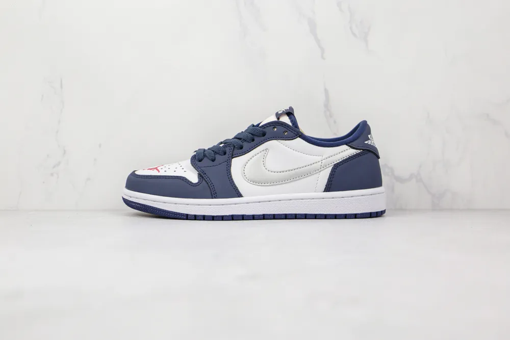 Jordan NIKE Air Jordan 1 Low — Navy Blue joint