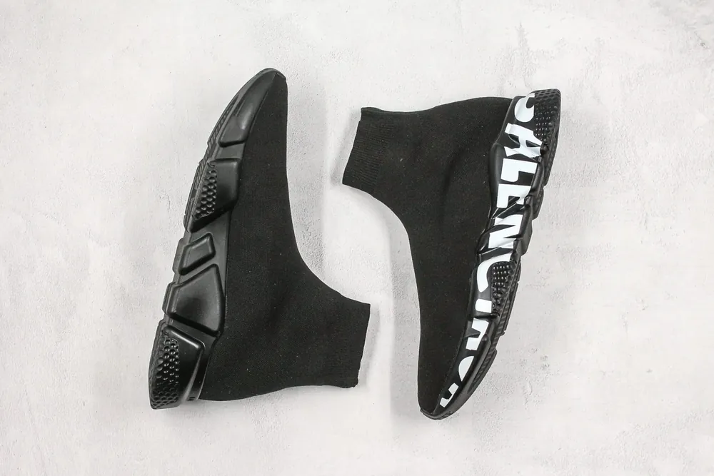 Balenciaga Balenciaga Speed Trainer — black letters
