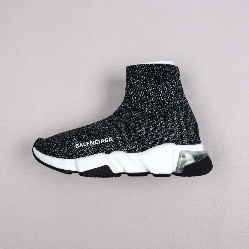 Balenciaga Balenciaga Speed knit Mid — Black Silver