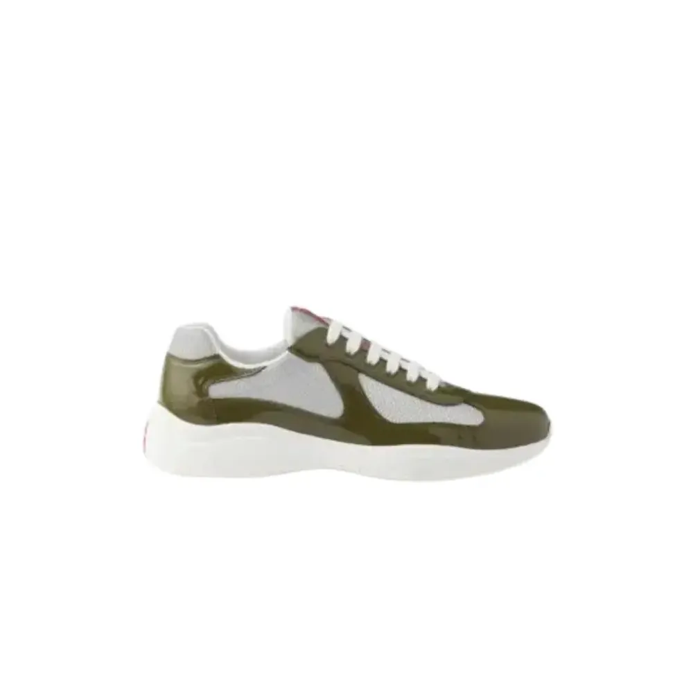Prada Prada America s Cup Sneakers Loden — Green Technical Fabric