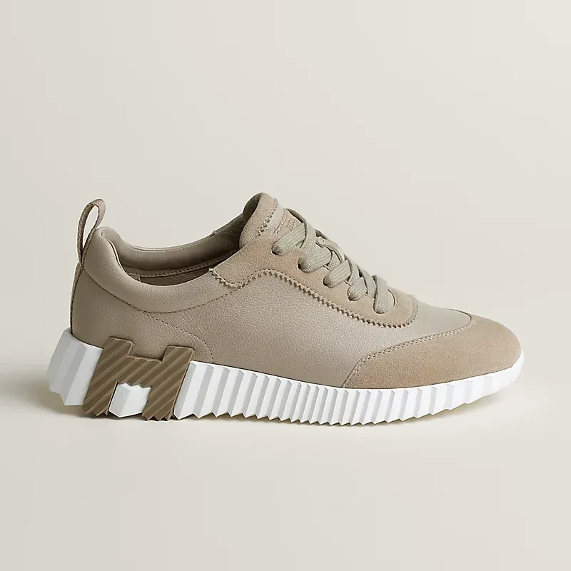 Hermès Hermes Bouncing Sneaker — Beige Galet