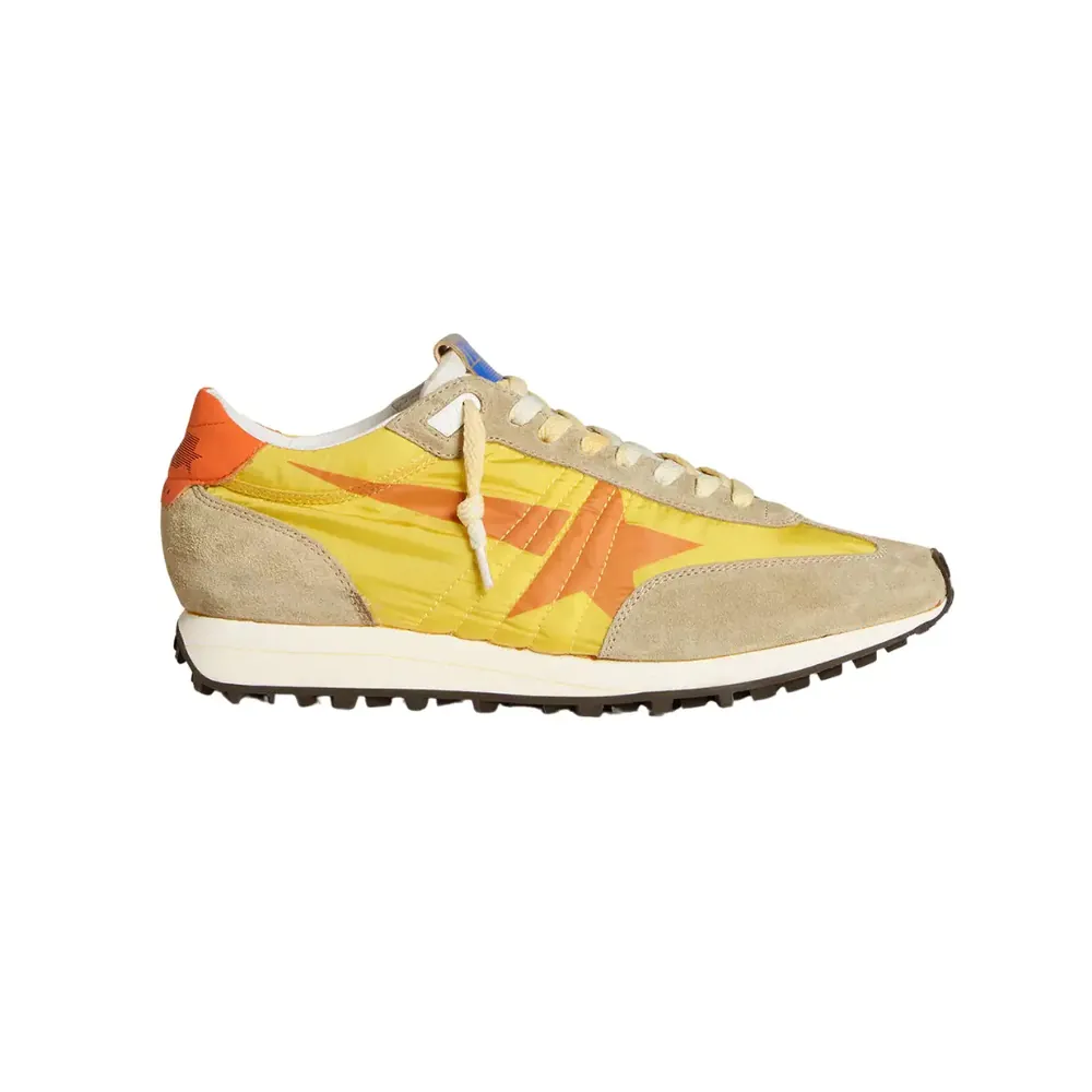 Golden Goose Golden Goose Marathon — Yellow Nylon Upper