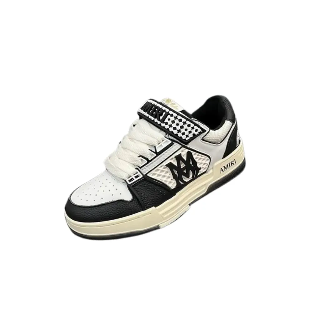 Amiri AMIRI MA Skyline Logo Sneakers — White Black