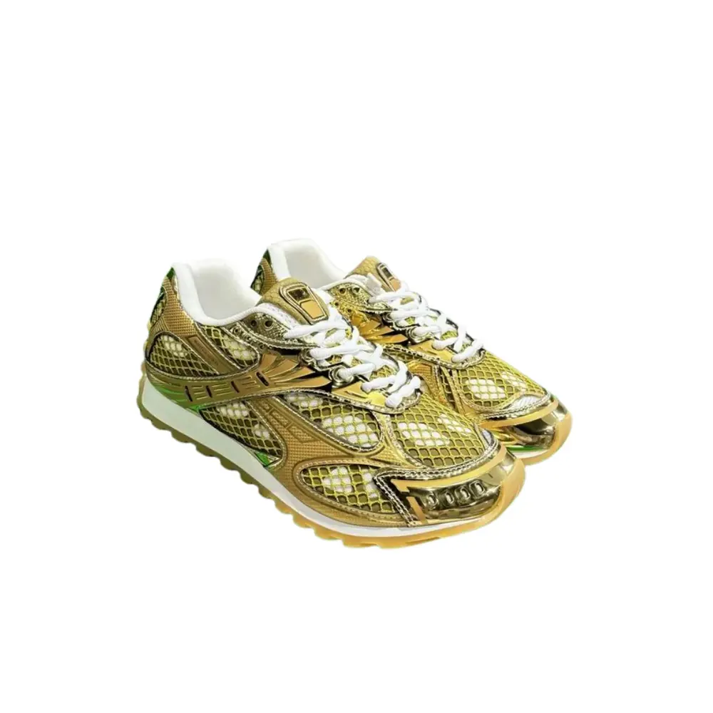 Bottega Veneta Bottega Veneta Orbit Sneakers — Yellow Gold
