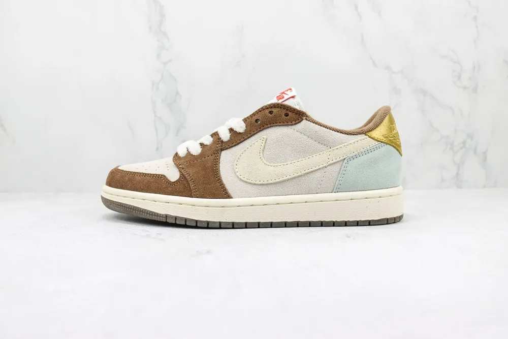 Jordan Fragment x Travis Scott x Air Jordan 1 Low — Grey