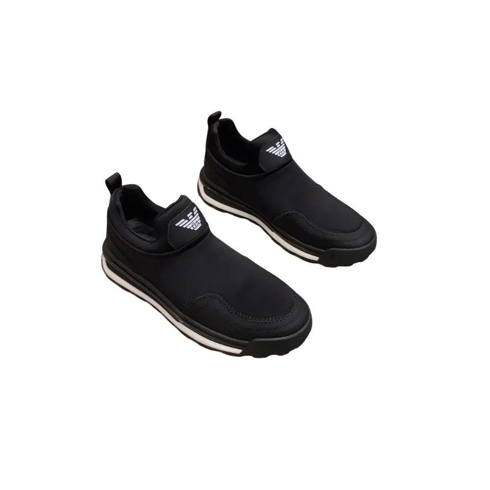 Armani Armani Emporio EA7 Slip On Sneaker — Black