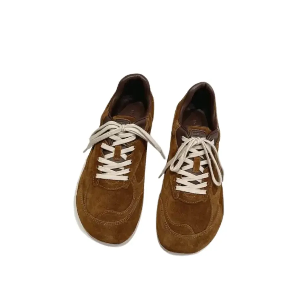 Bottega Veneta Bottega Veneta Orbit Flash Sneakers Suede Burnt — Brown