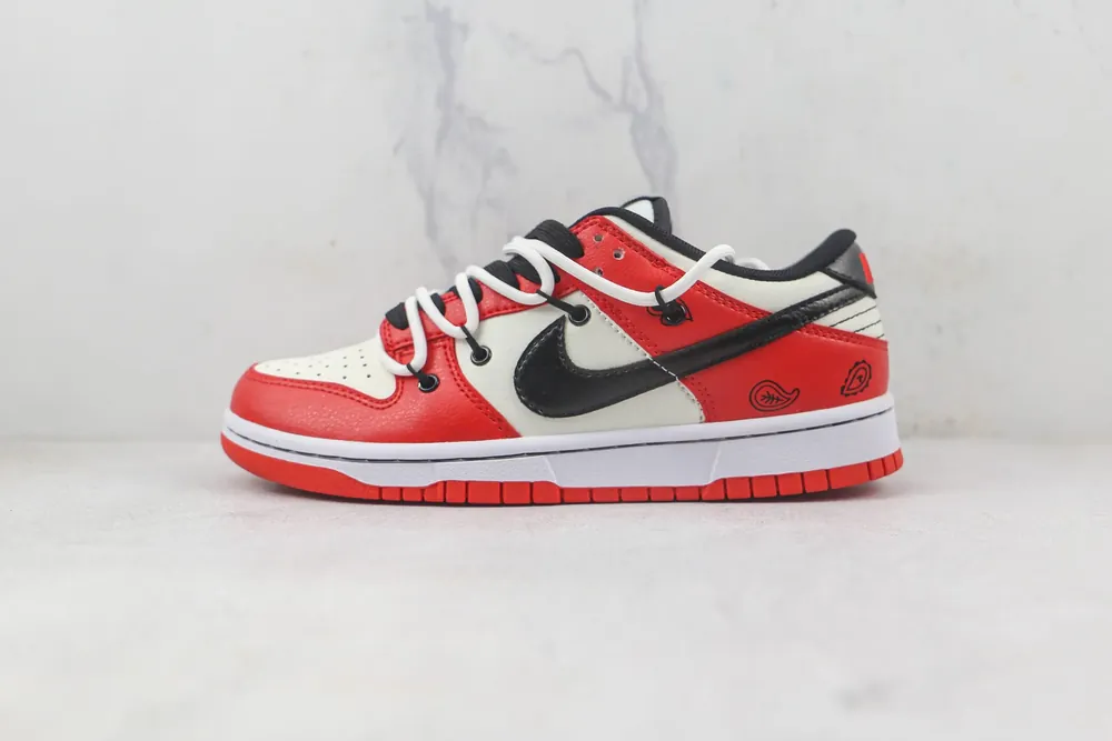 Nike Nike Dunk Low — Red Deconstructed straps