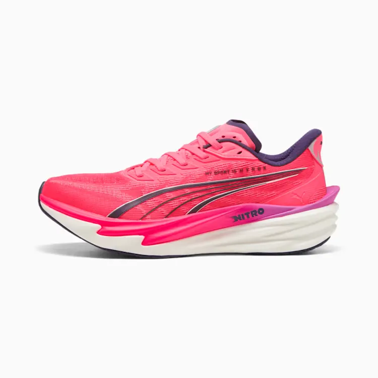 Puma Puma Deviate NITRO 4 White-Electric Orchid-Pure — Pink