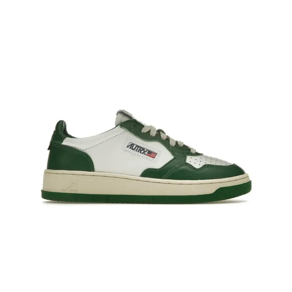 Autry Autry Medalist Leather Low — Green White
