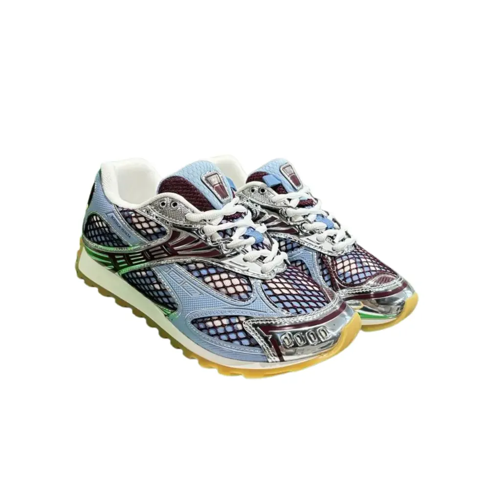 Bottega Veneta Bottega Veneta Orbit Sneakers Light — Sky Blue And Black
