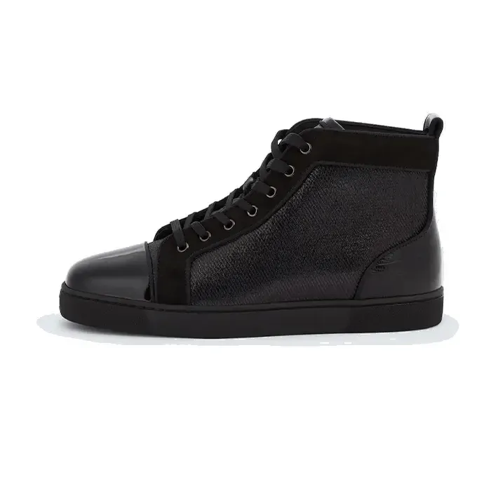 Christian Louboutin Orlato High-Top Sneakers — Black