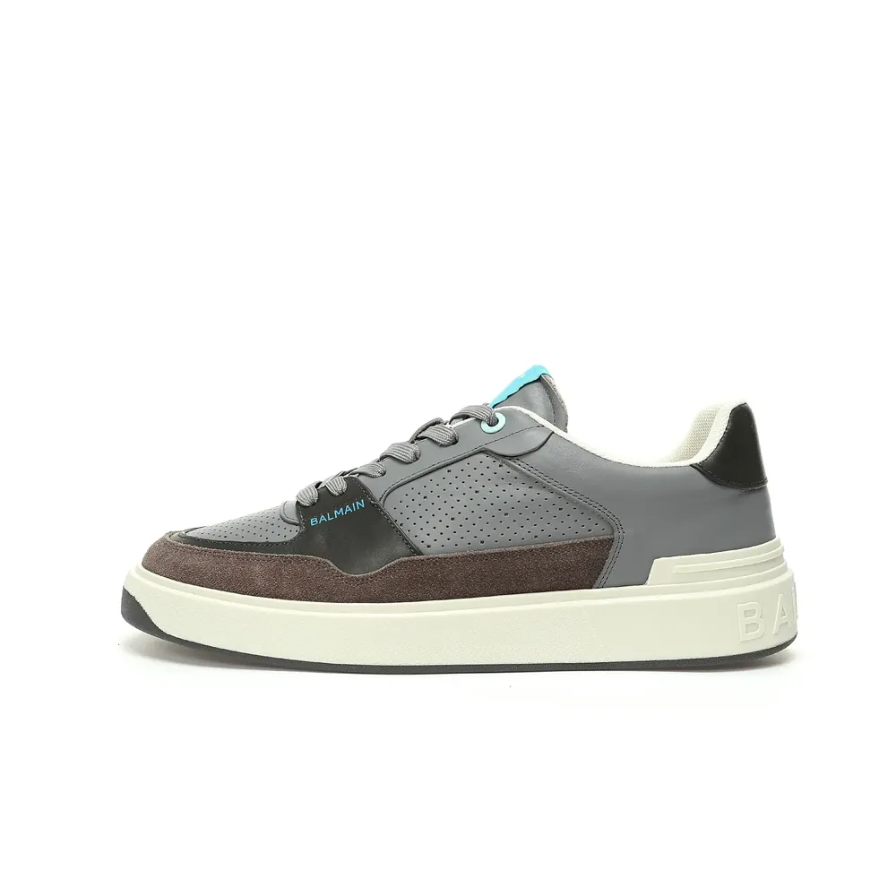 Balmain Balmain B-Court Flip Sneakers — Grey