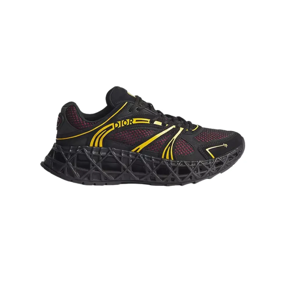 Dior B35 NXXT Sneaker — Black Suede Calfskin