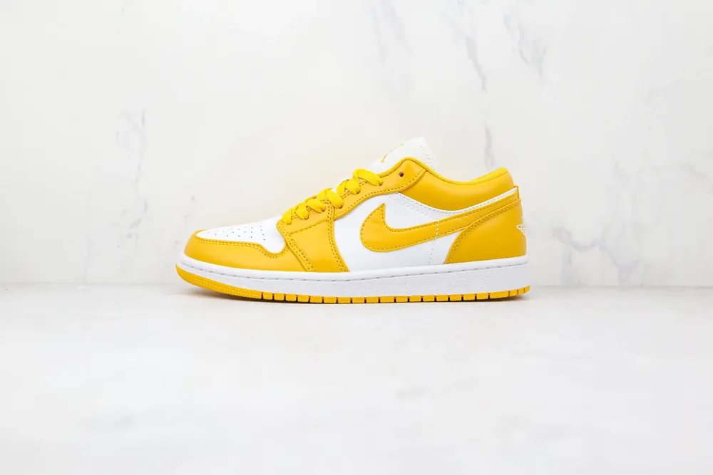 Jordan NIKE Air Jordan 1 Low — Mustard yellow